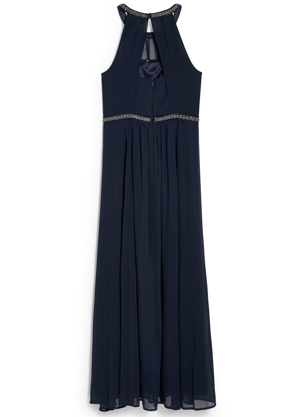 Темно-синя кежуал сукня в грецькому стилі C&A однотонна