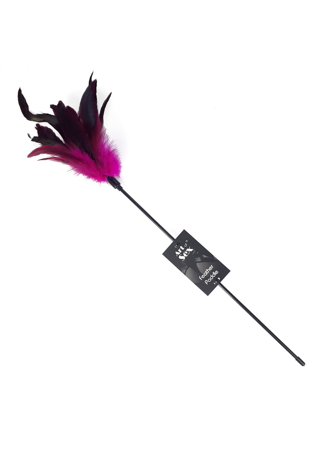 Щекоталка темно-розовый - Feather Paddle, перо молодого петуха Art of Sex (254785151)