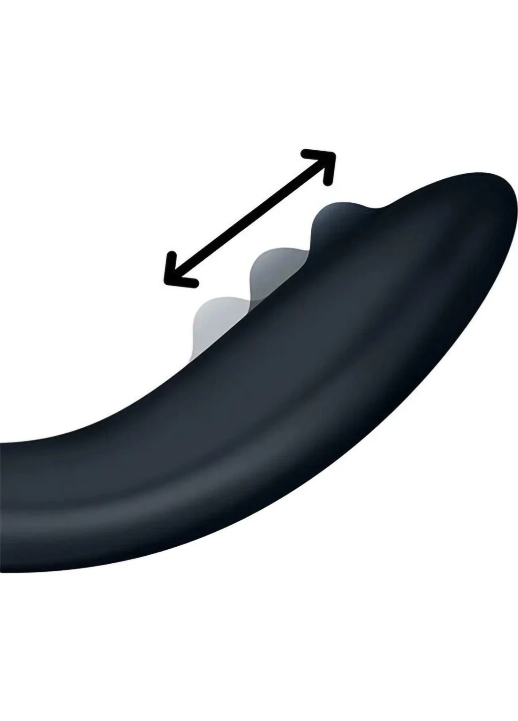Вібратор із перловою стимуляцією точки G Rrrolling Explosion Black Satisfyer (254152097)