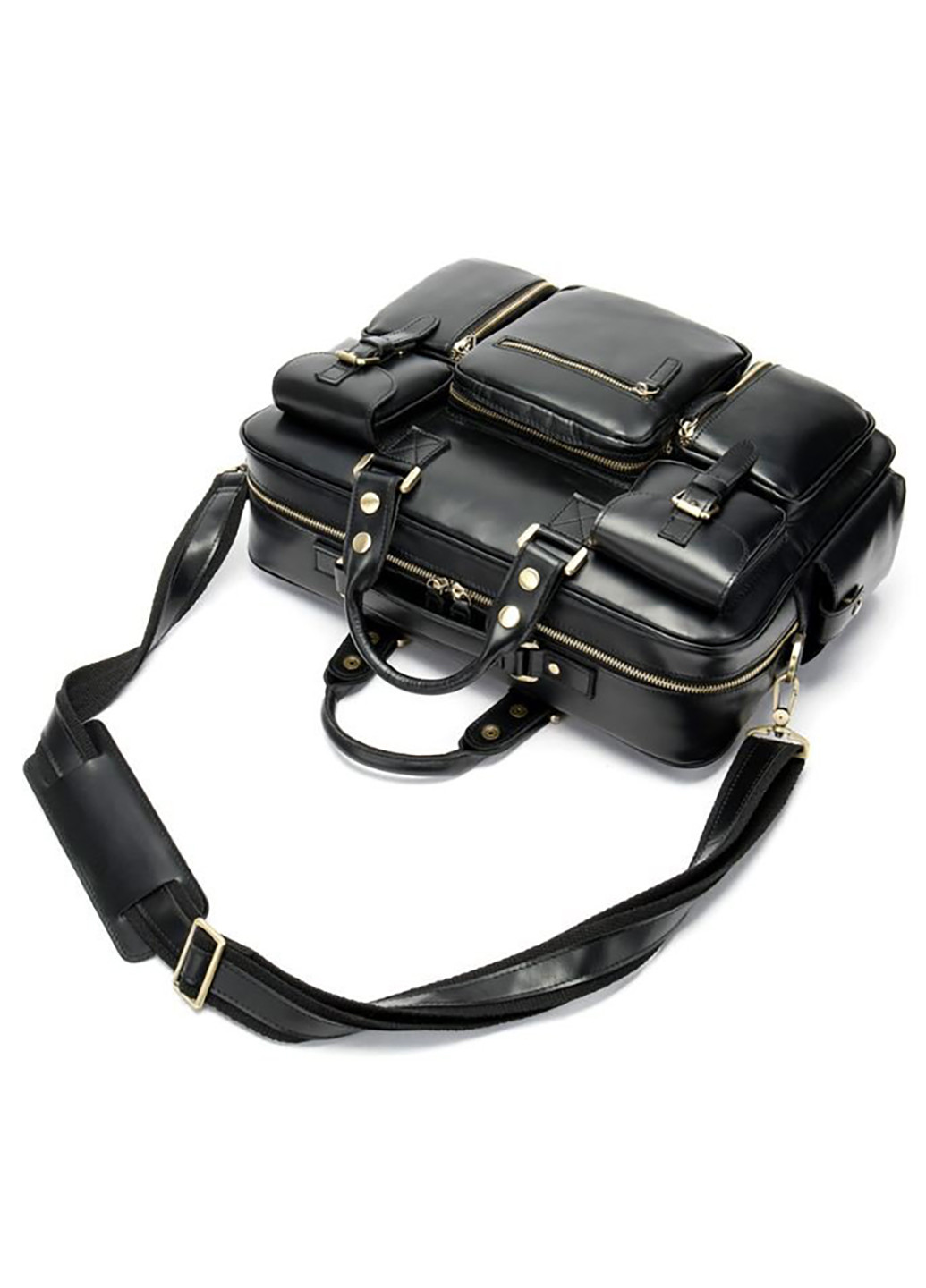 Чоловіча шкіряна сумка 40х30х9 см Vintage (252131410)