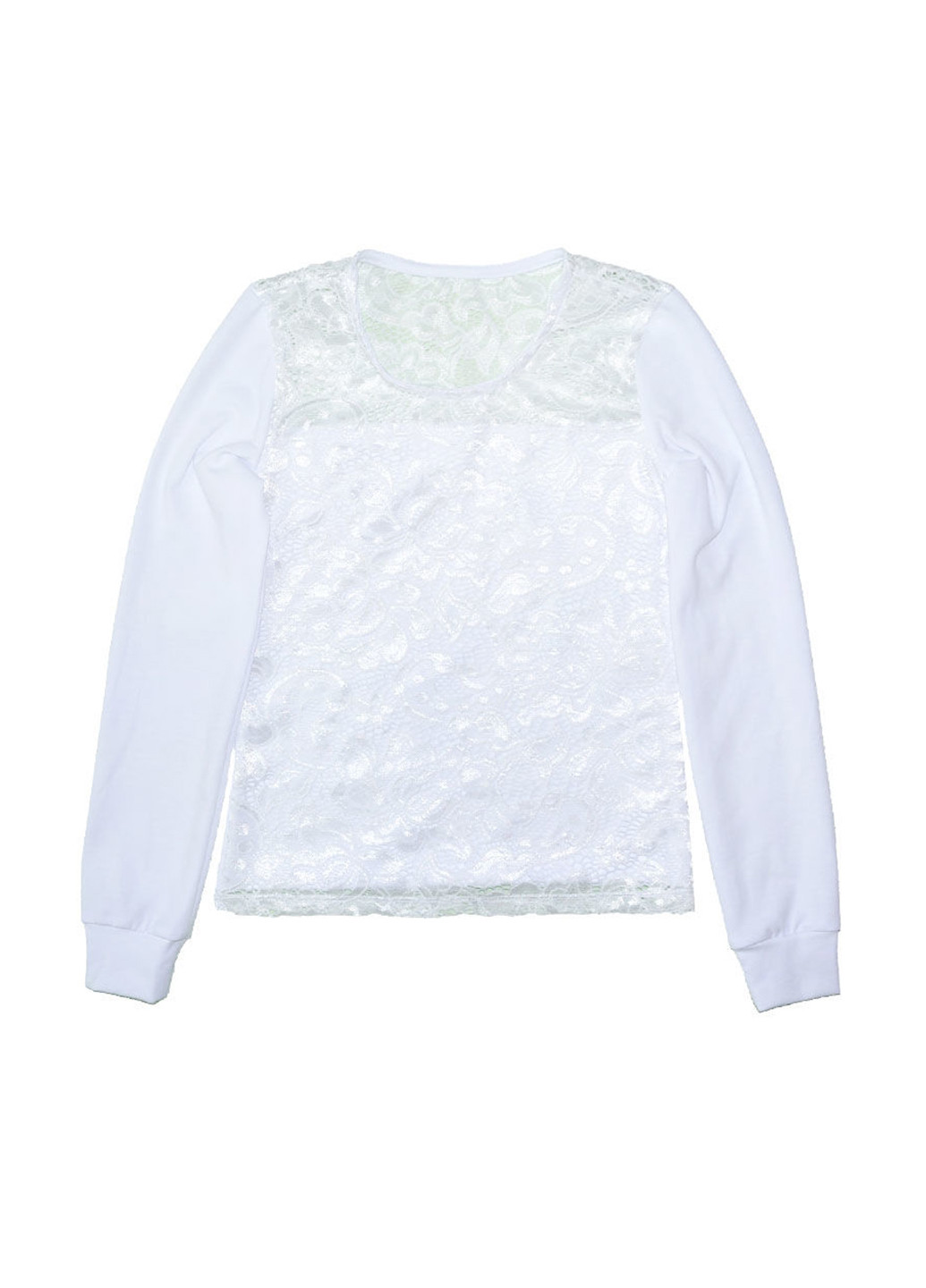 Блуза Blanka однотонна біла кежуал