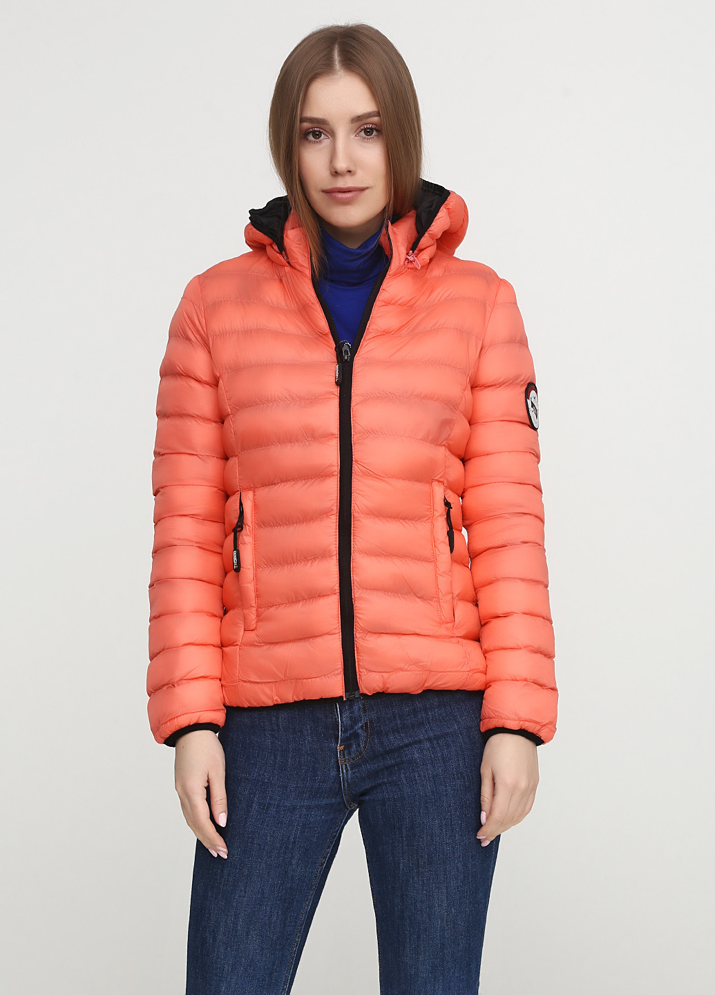 Помаранчева демісезонна куртка Geographical Norway