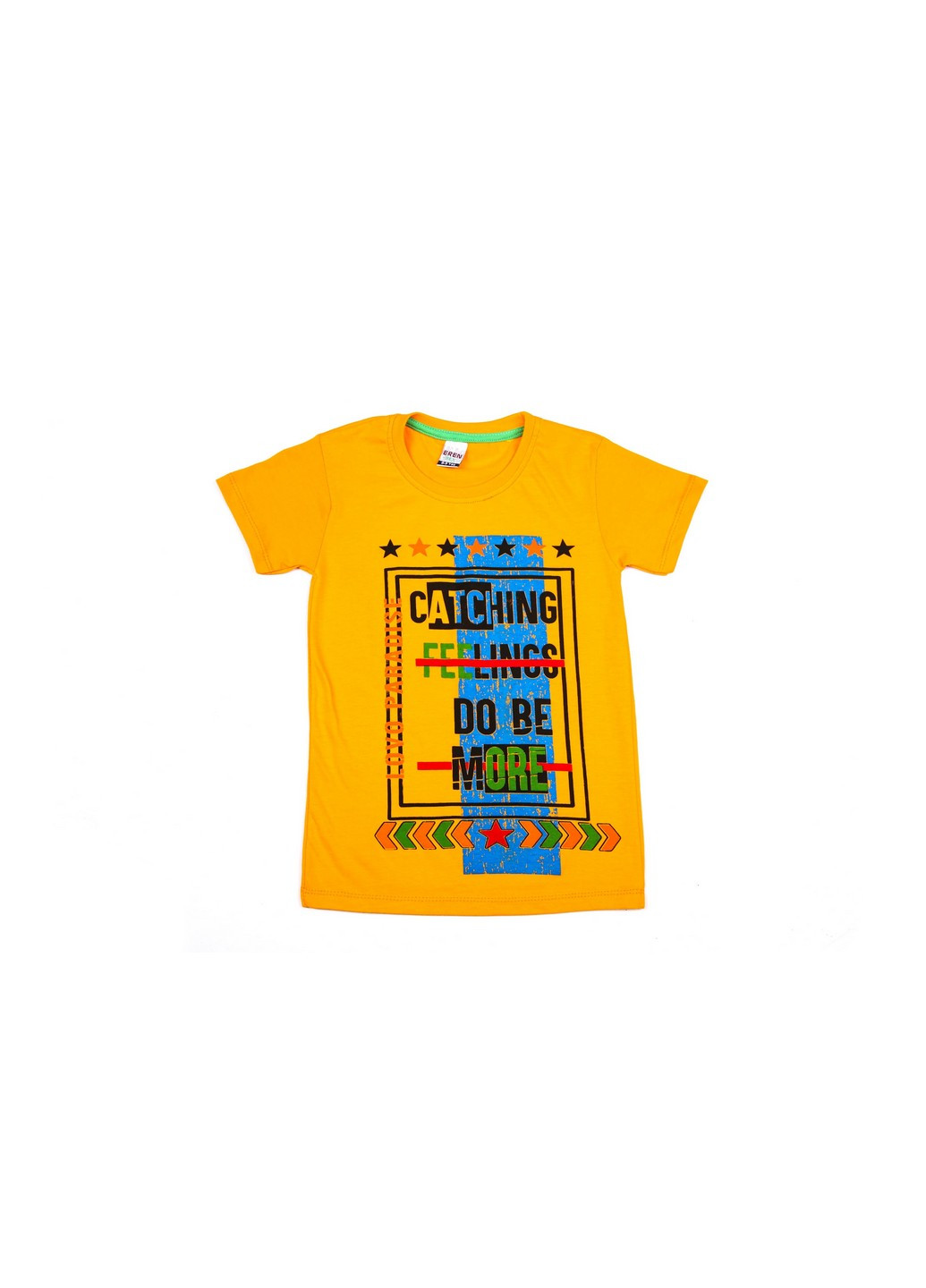 Желтая летняя футболка Pitiki kids