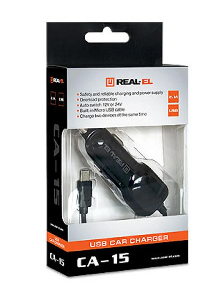 Зарядний пристрій CA-15 black (EL123160009) Real-El (216637968)