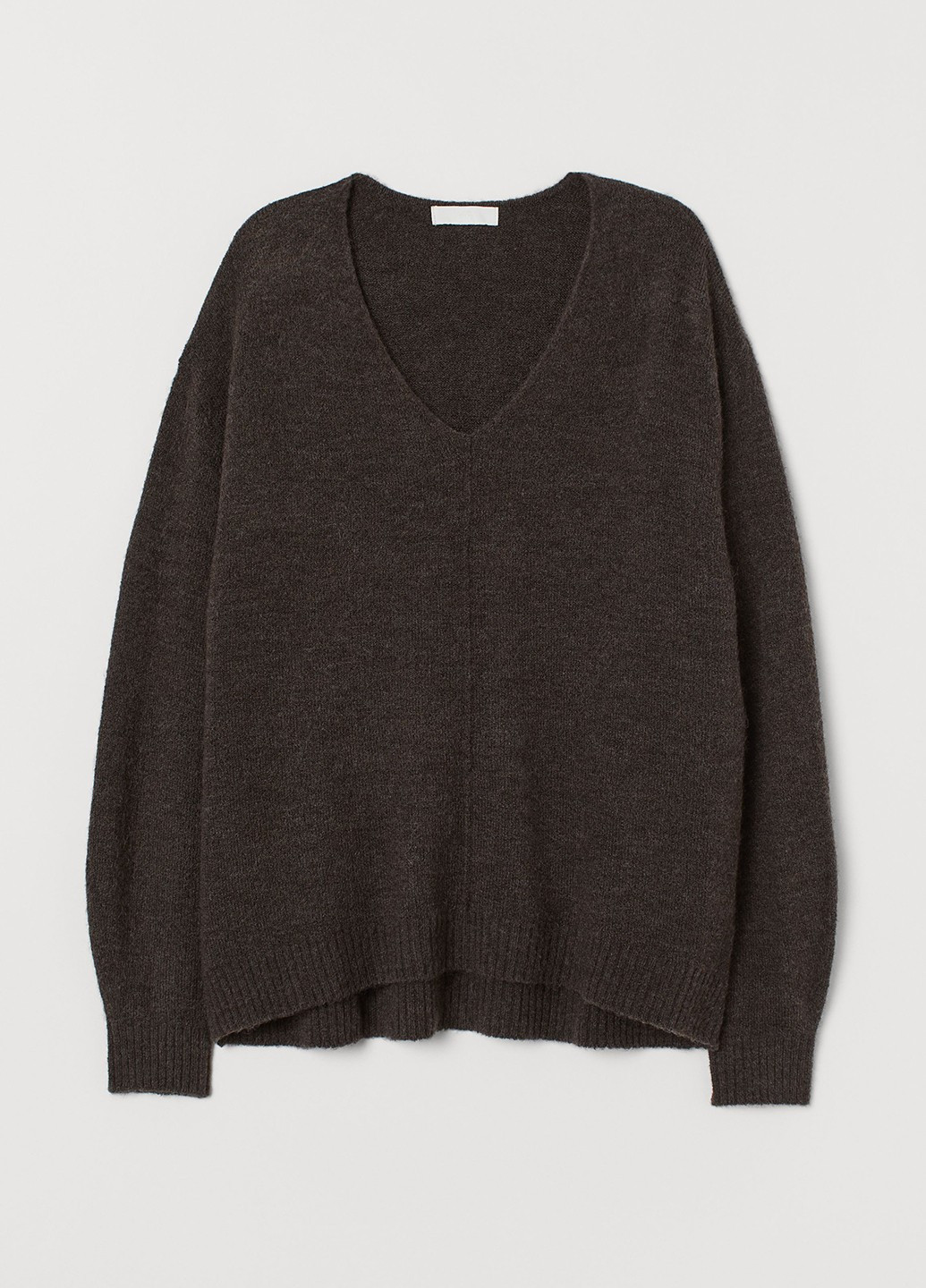 Темно-коричневый зимний пуловер пуловер H&M