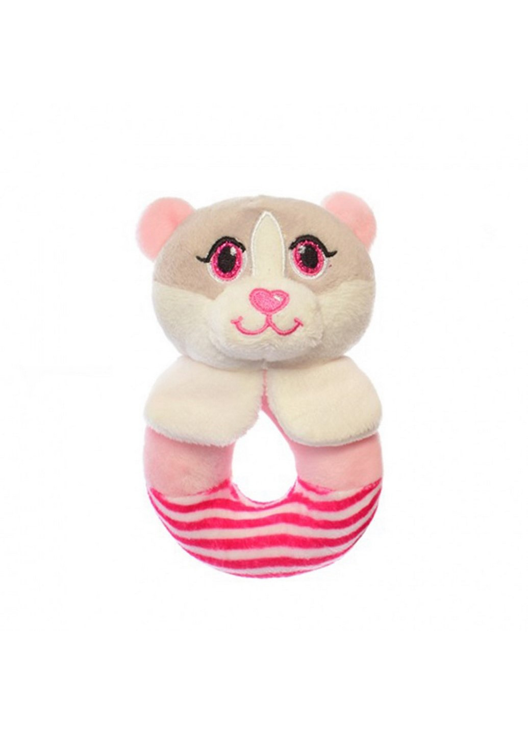 Погремушка A8173 мягконабивная 14 см (Розовый Мишка) Limo Toy (242445241)