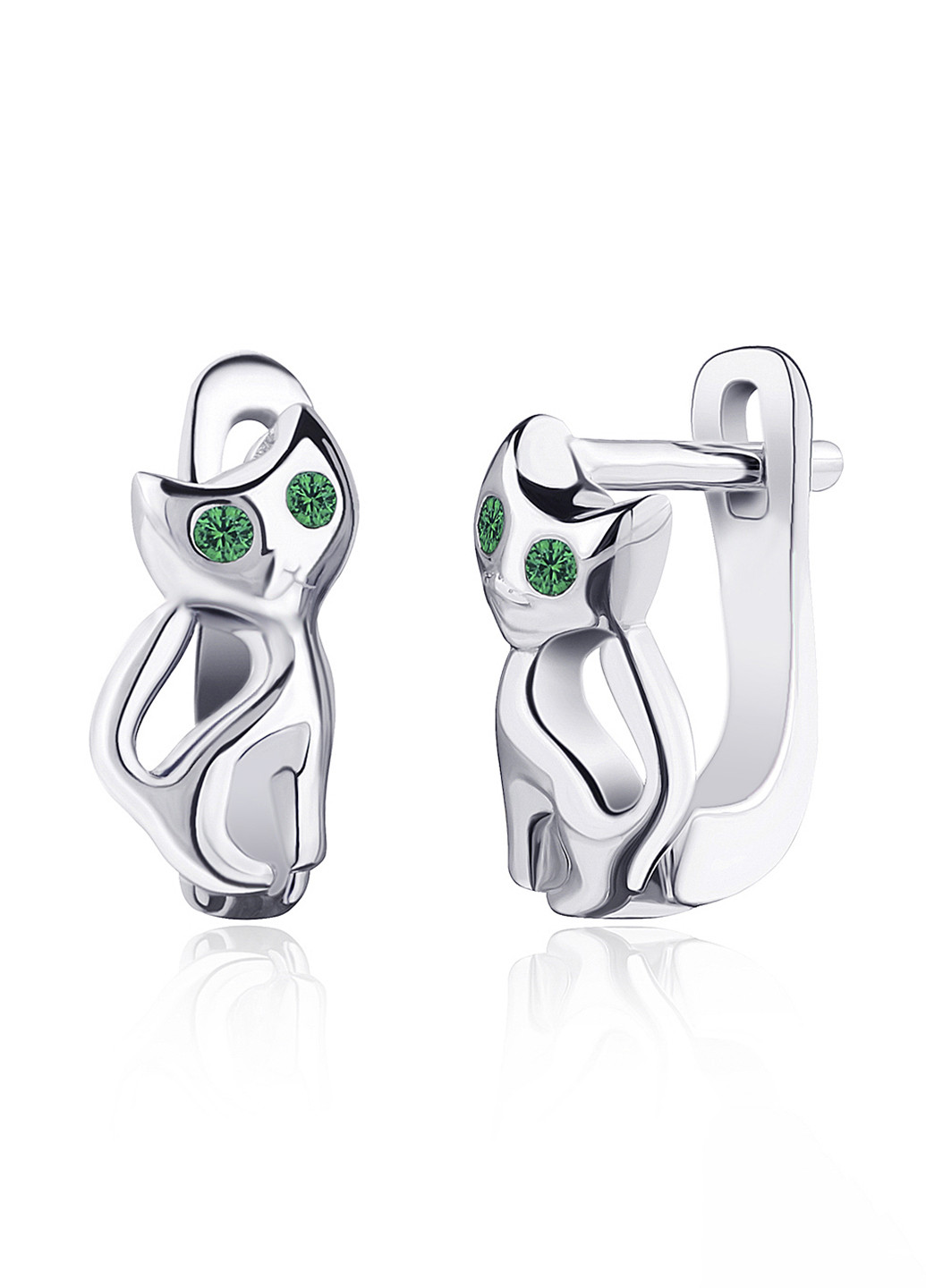 Серебряные серьги с фианитами с2фи/1480 Silvex925 (201168814)