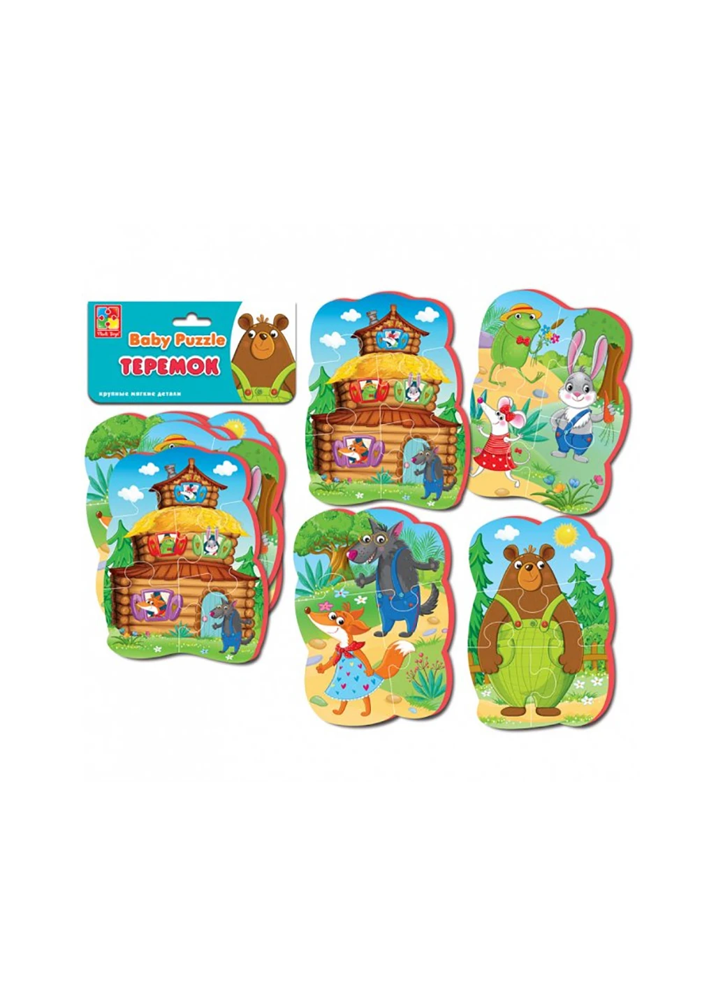 Пазлы Сказки Теремок Vladi toys VT1106-64 (255335470)