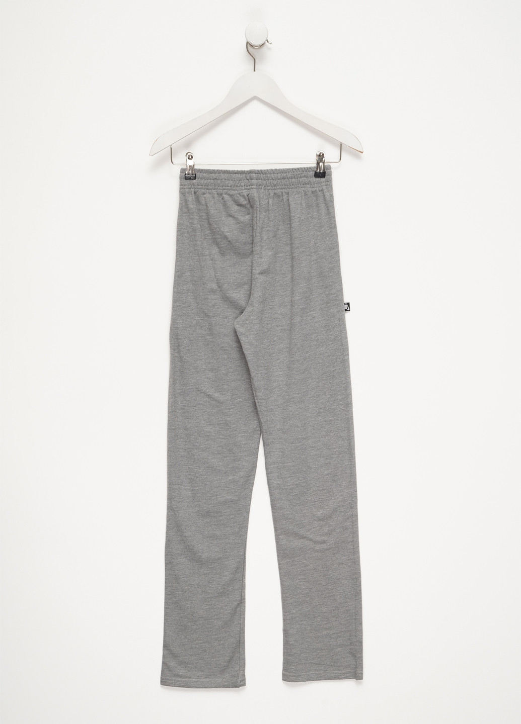 Светло-серые спортивные, кэжуал демисезонные прямые брюки No Brand