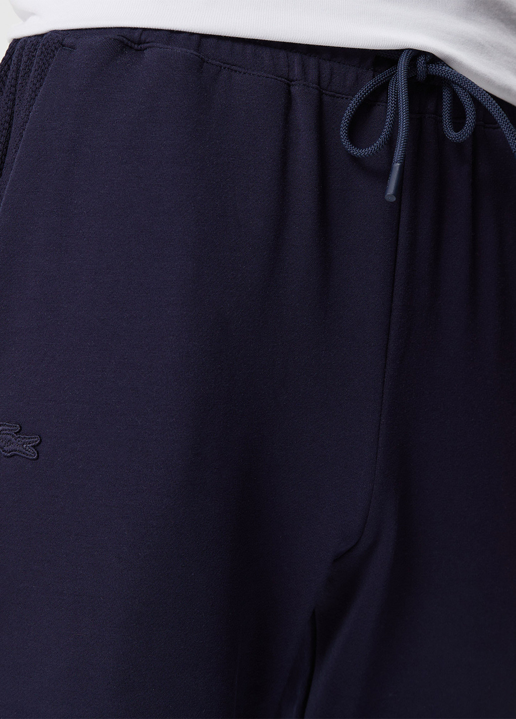 Темно-синие спортивные, кэжуал демисезонные джоггеры брюки Lacoste