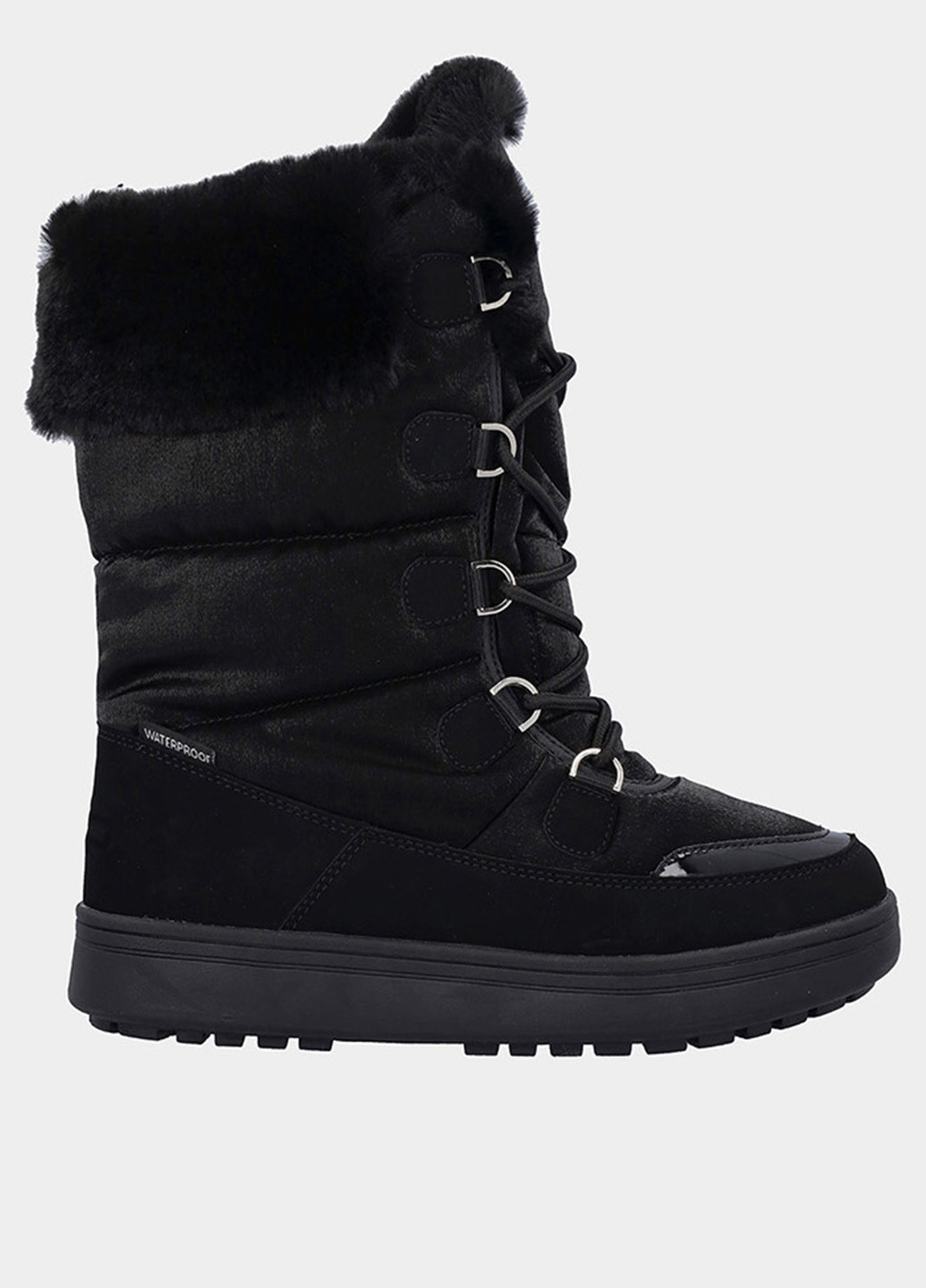 Черные дутики CMP со шнурками