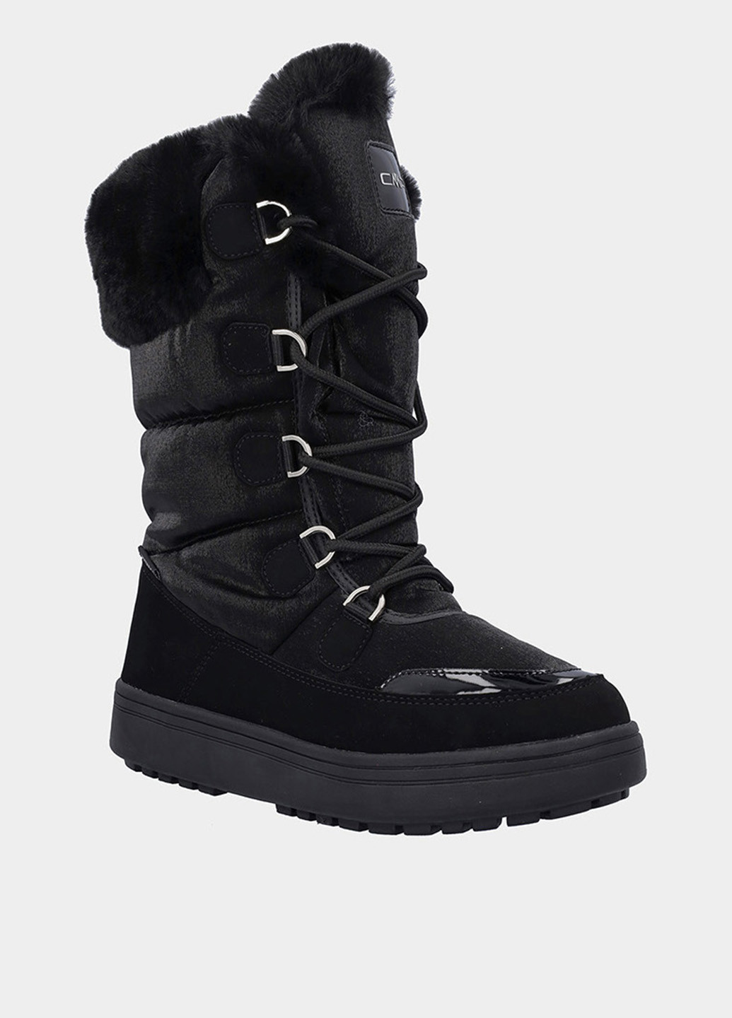 Черные дутики CMP со шнурками