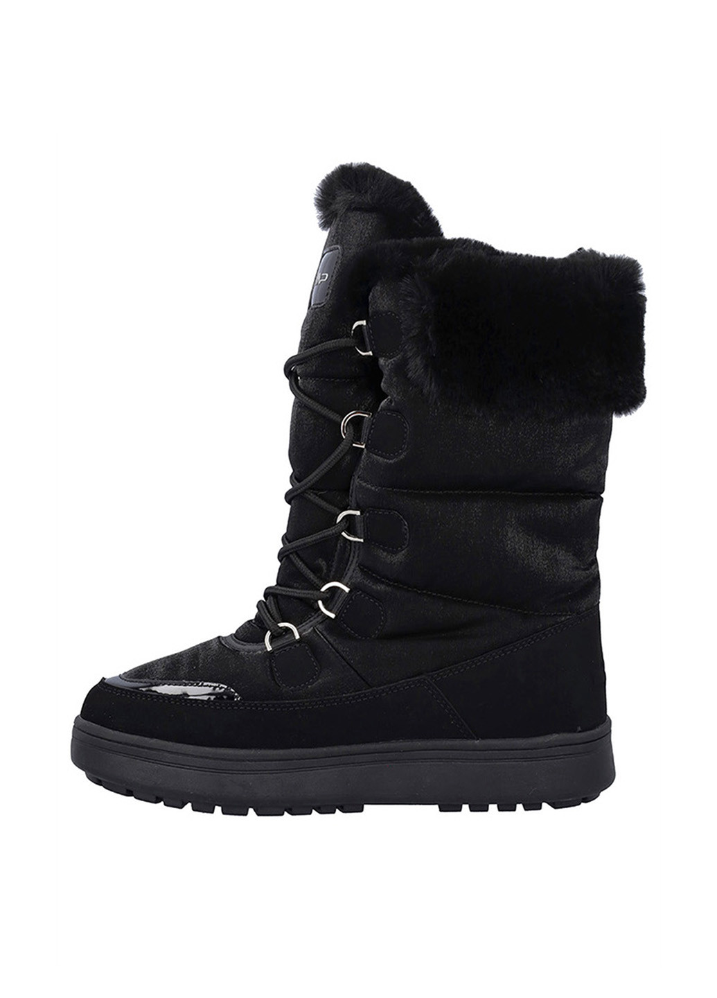 Черные дутики CMP со шнурками