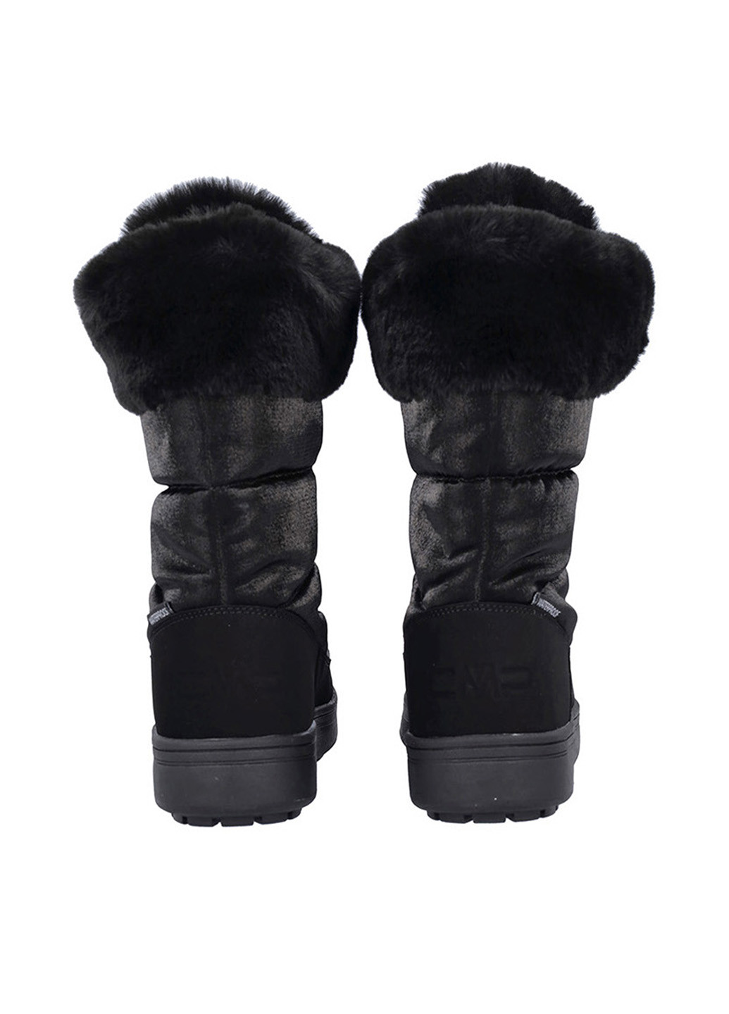 Черные дутики CMP со шнурками