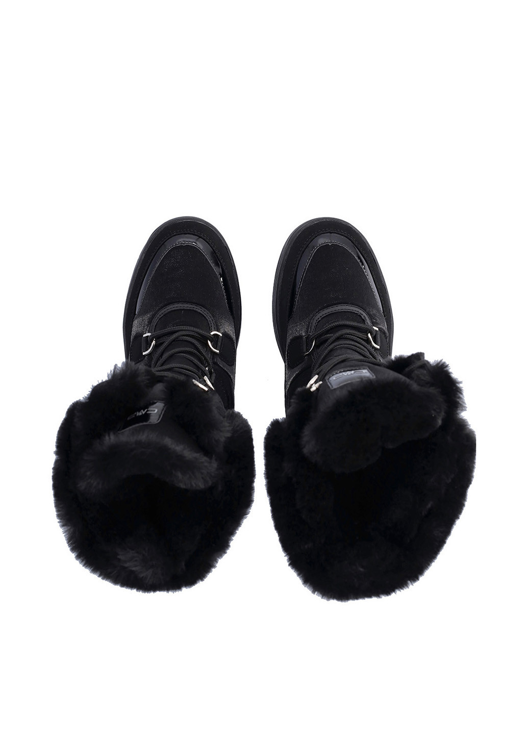 Черные дутики CMP со шнурками