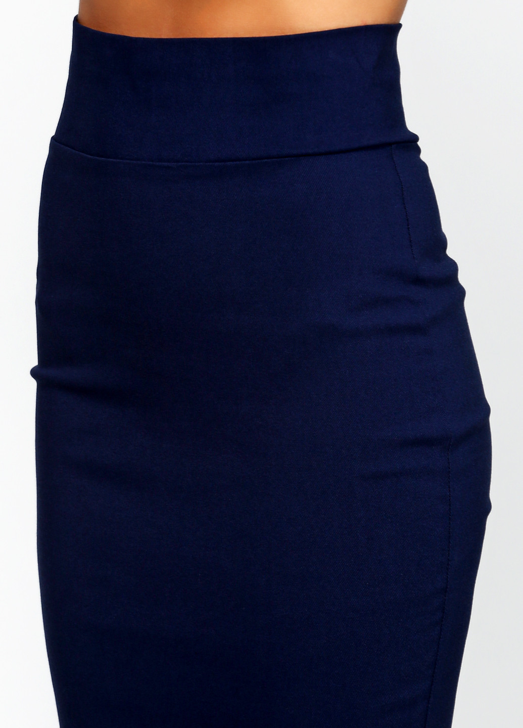 Синяя кэжуал однотонная юбка Dorkini мини