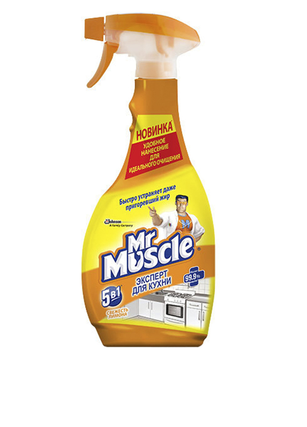 Чистящее средство для кухни Свежесть лимона, 450 мл Mr Muscle (89733399)