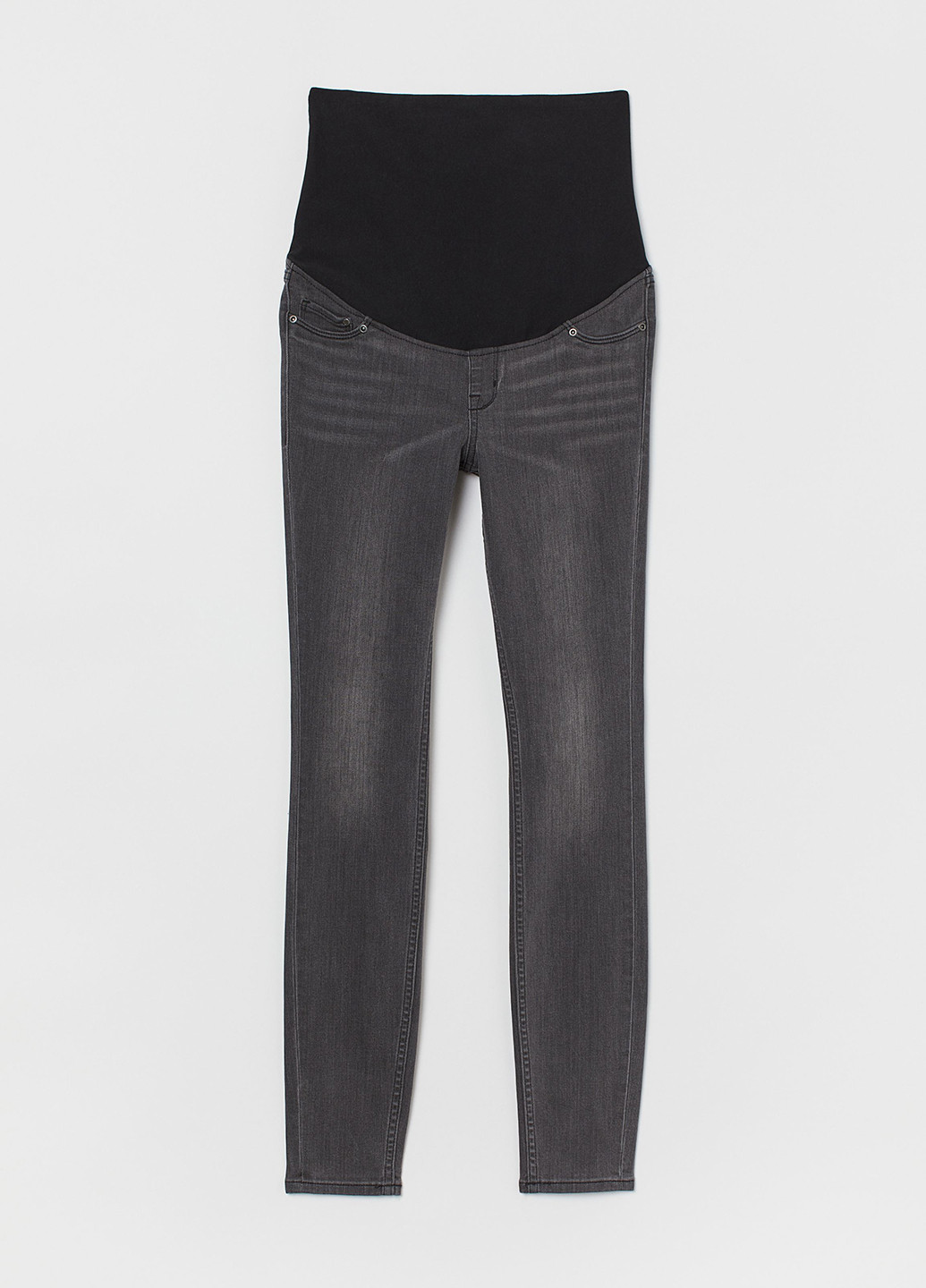 Темно-серые демисезонные скинни джинсы для беременных H&M