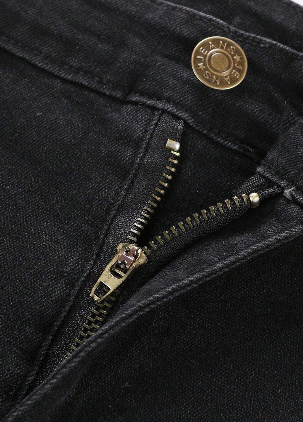 Темно-серые демисезонные скинни джинсы SHEIN