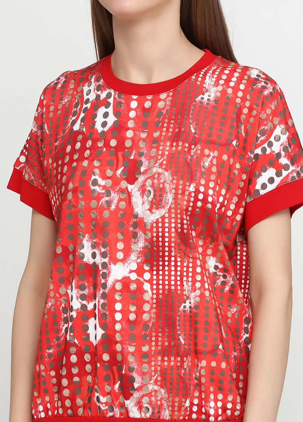 Красная летняя футболка BRANDTEX CLASSIC