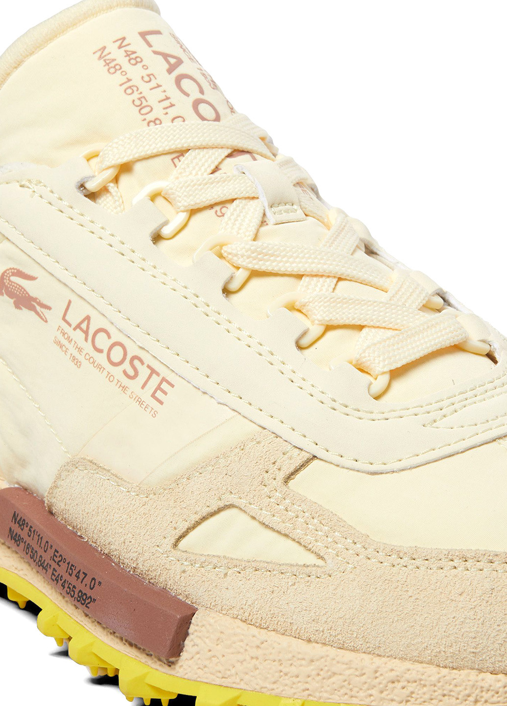Бежевые демисезонные кроссовки Lacoste ELİTE ACTİVE