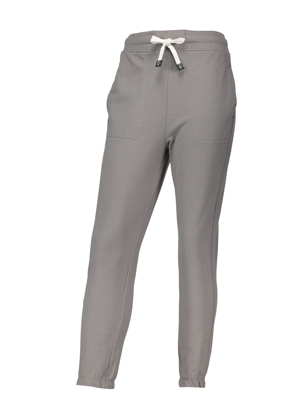 Серые кэжуал демисезонные брюки со средней талией Piazza Italia