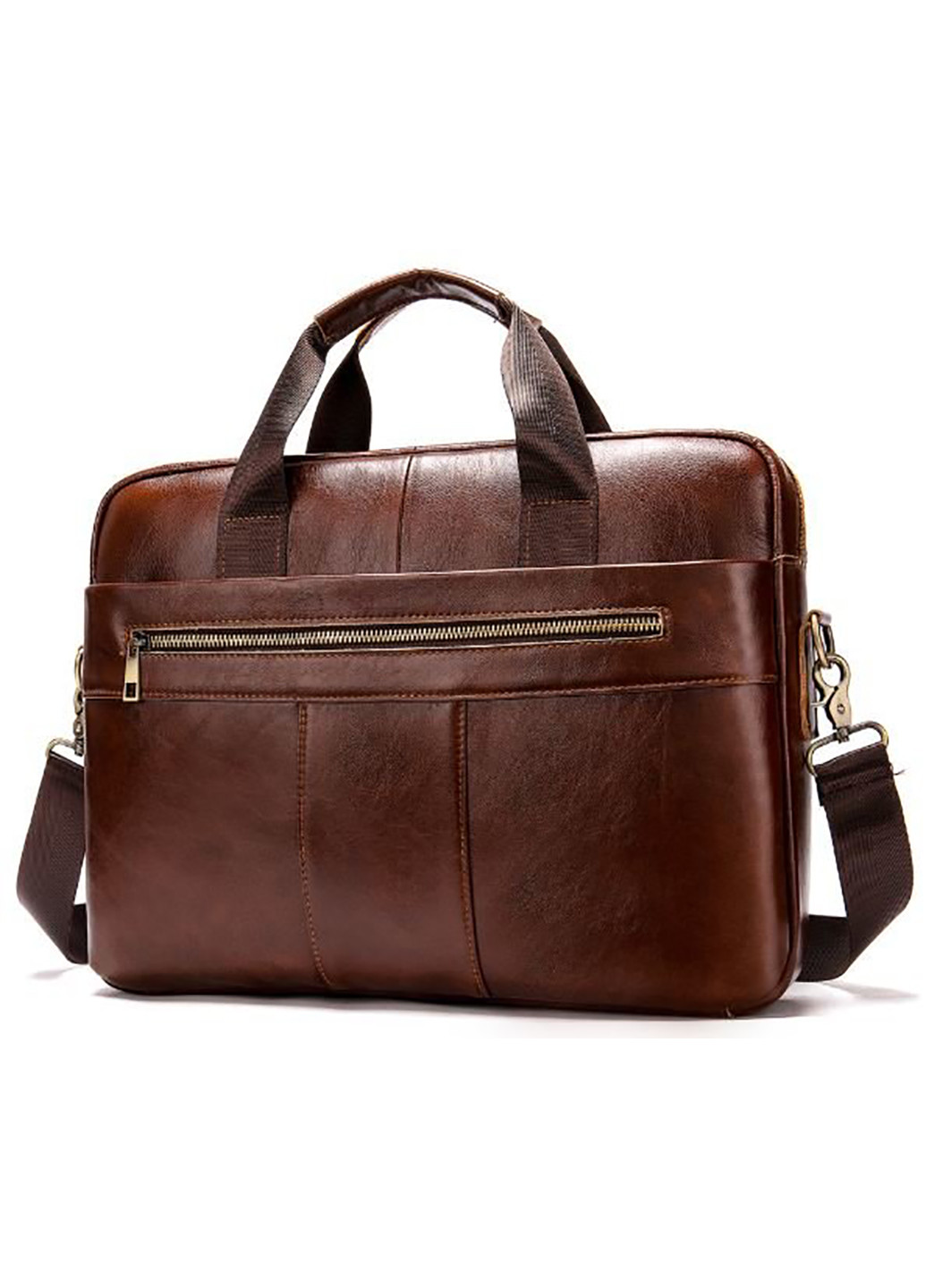 Чоловіча шкіряна сумка 28х40х7 см Vintage (229461145)