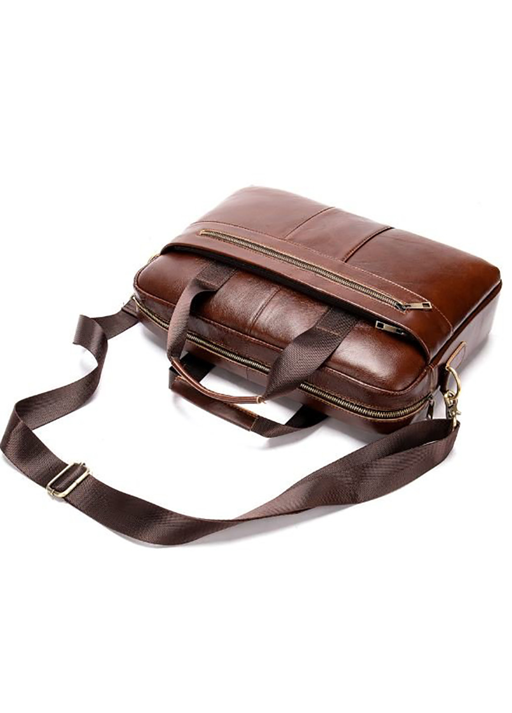 Чоловіча шкіряна сумка 28х40х7 см Vintage (229461145)