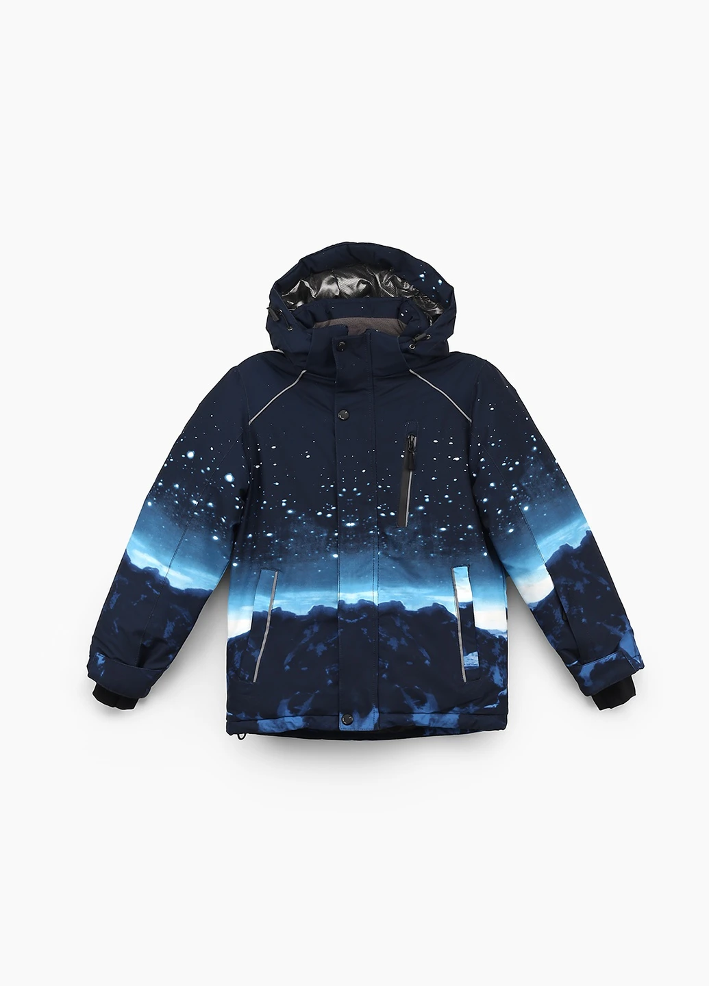 Блакитна зимня термокуртка No Brand