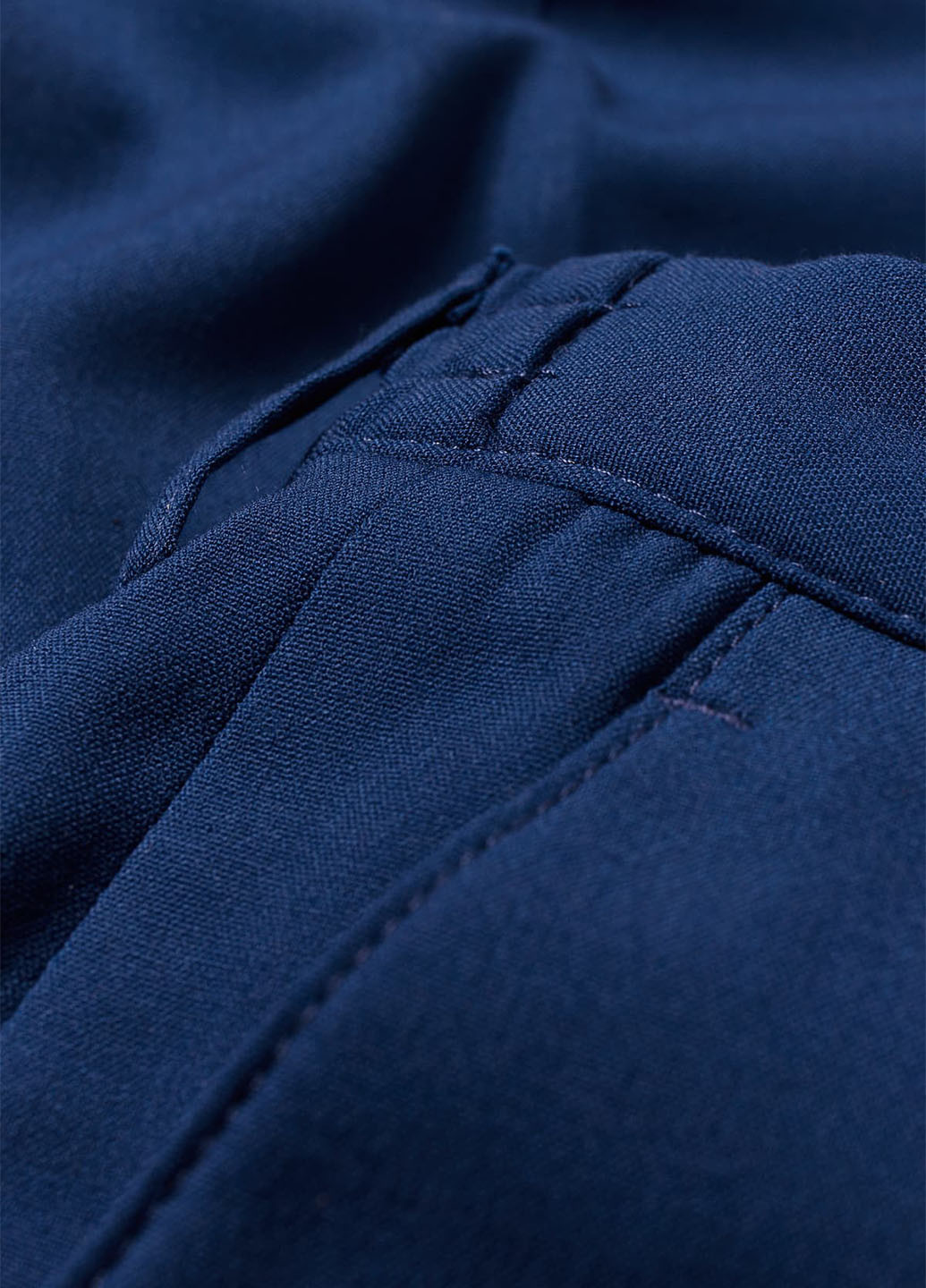 Синие классические демисезонные зауженные брюки C&A