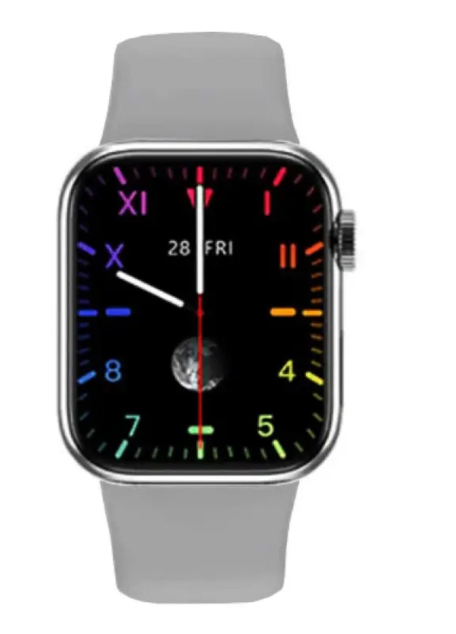 Розумний Смарт-годинник Smart Watch M16 Mini Series 6 38mm Aluminium (Повідомлення, Дзвінки) Сірі No Brand (255457053)