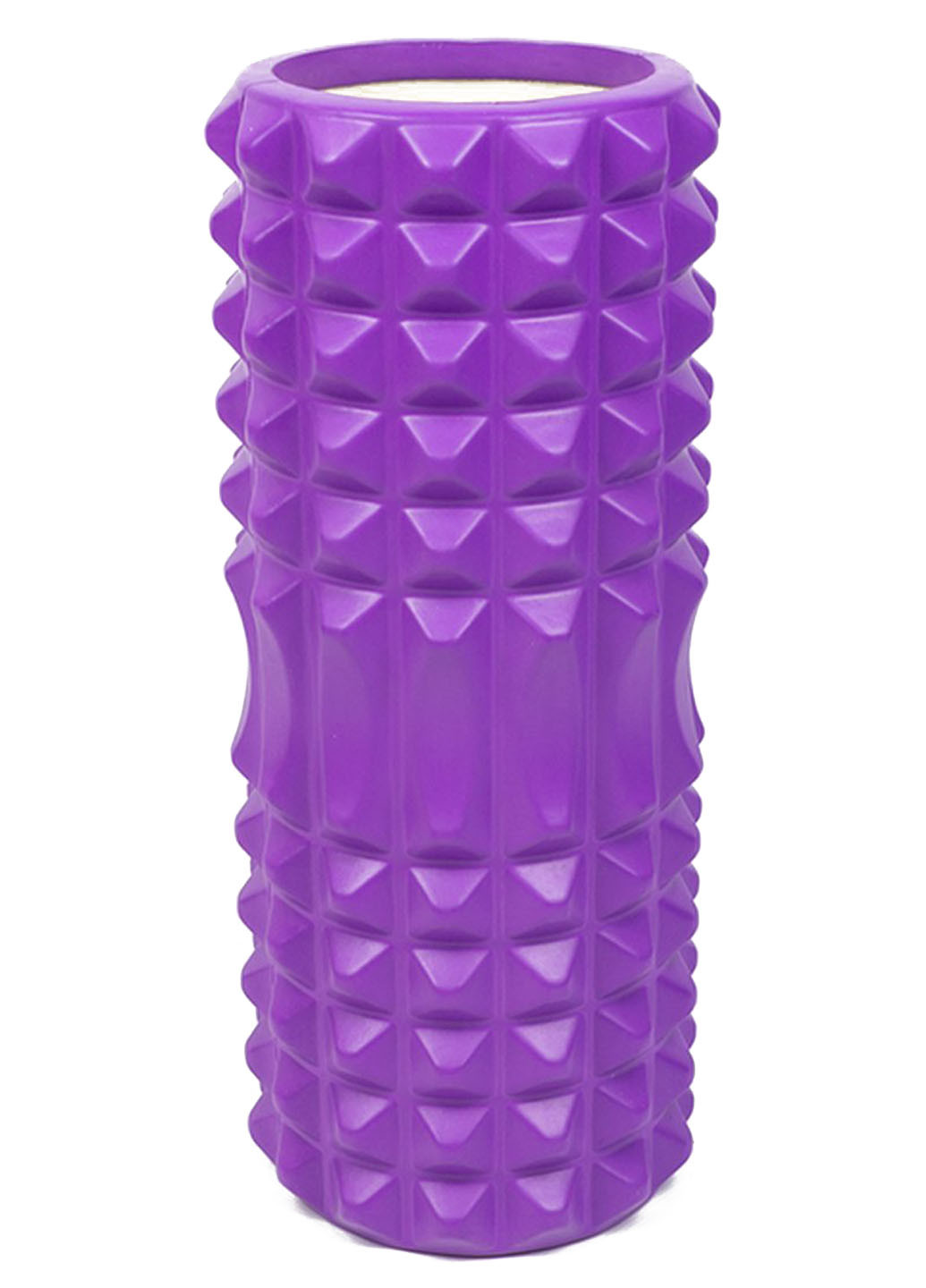 Масажний ролик Grid Roller v1.2 33 см фіолетовий (ролер, валик, циліндр для йоги, пілатесу і масажу) EasyFit (237657497)