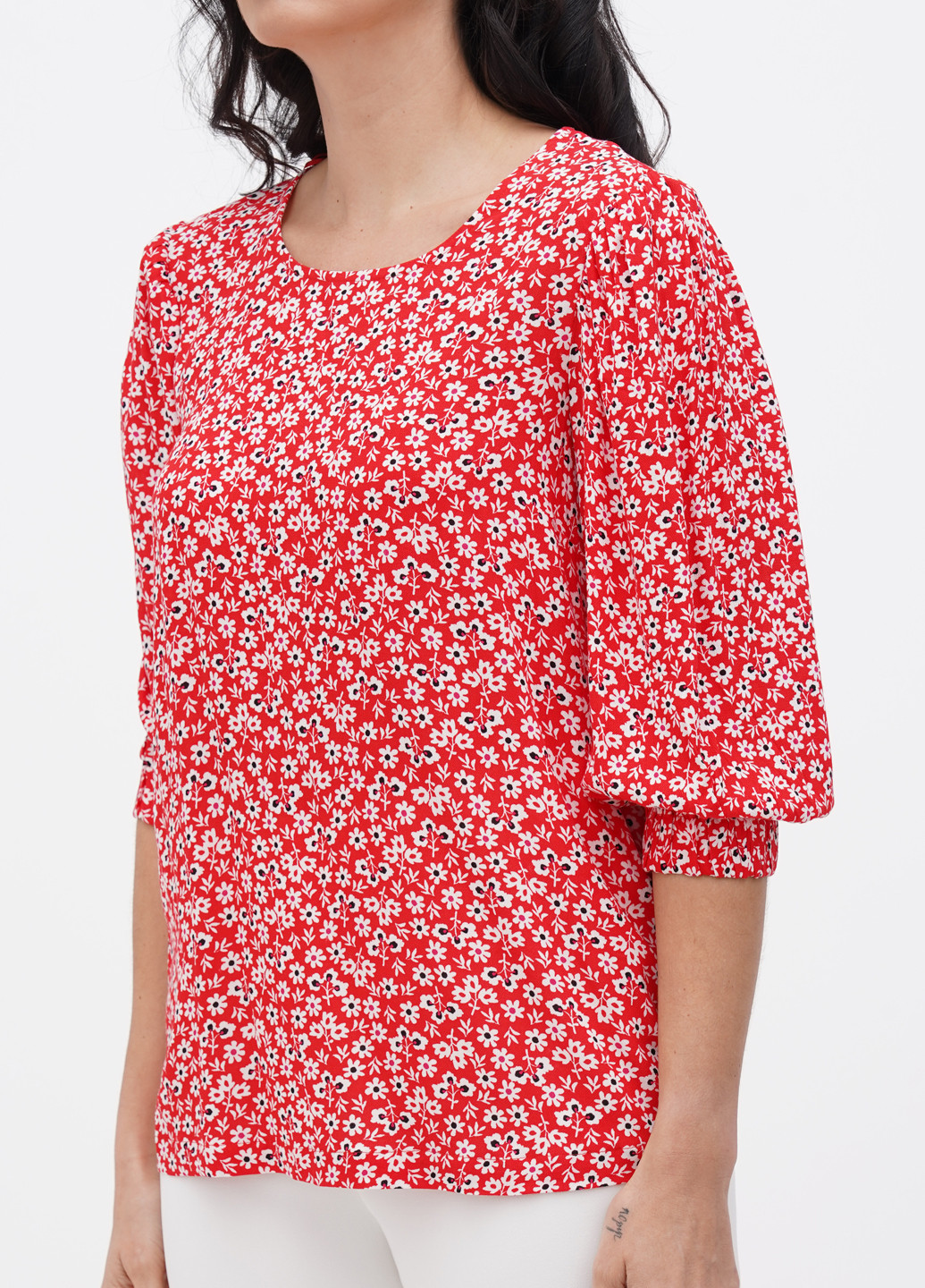 Червона літня блуза Marks & Spencer