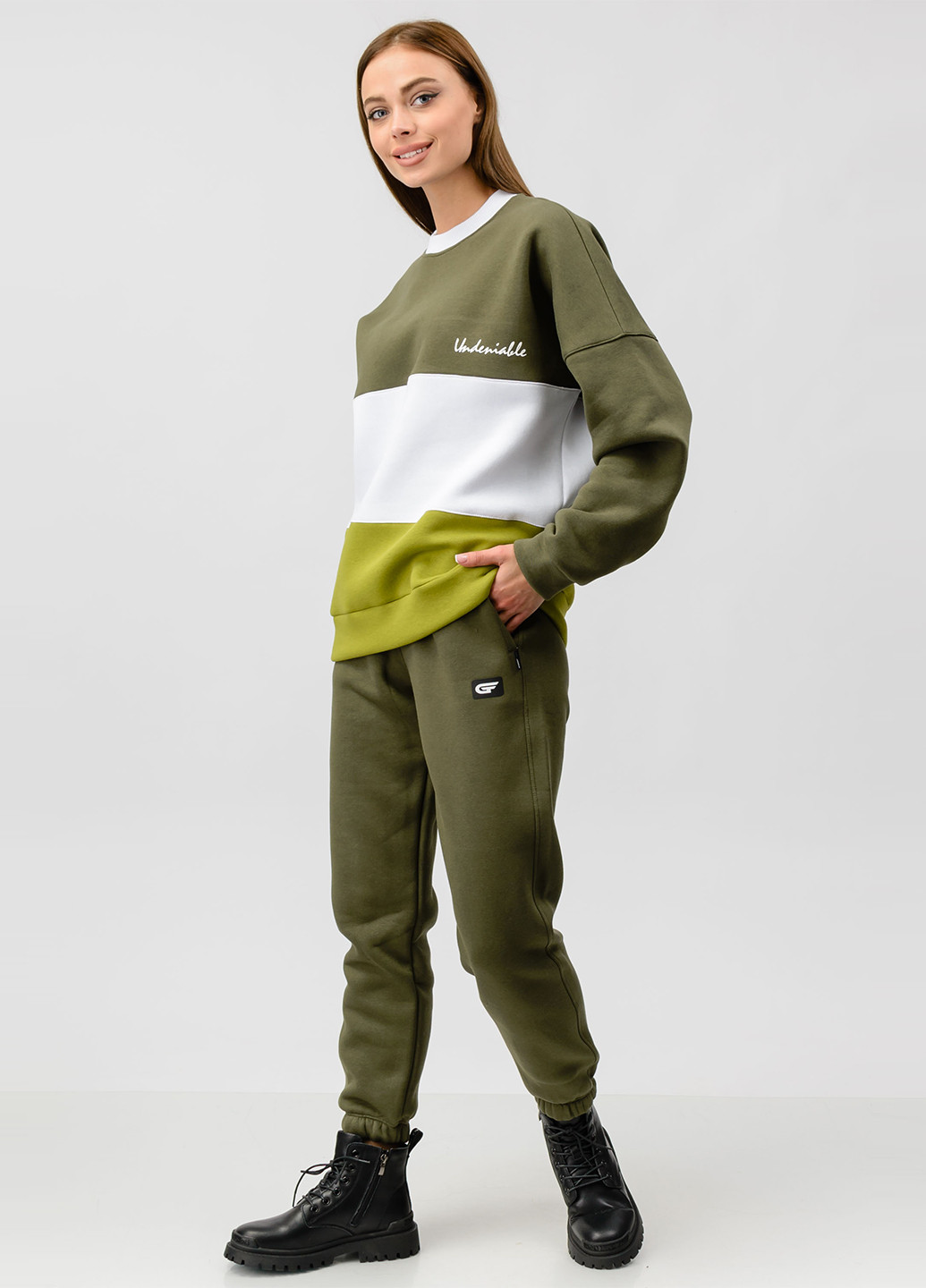 Костюм (світшот, штани) Go Fitness (251294945)