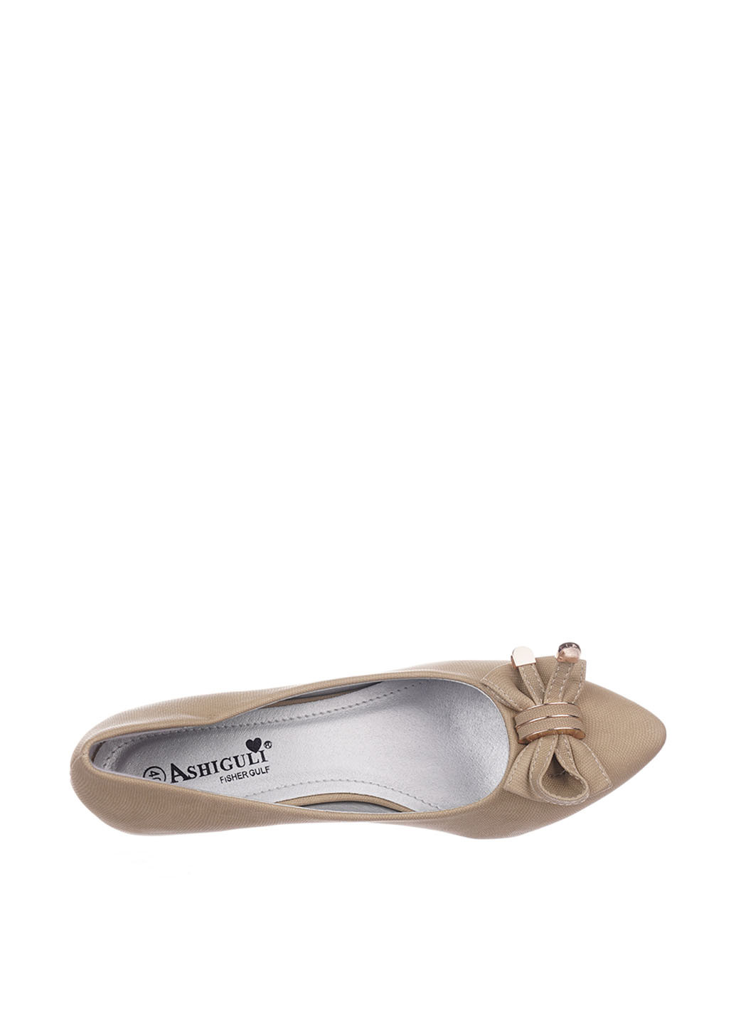 Ashiguli Туфлі туфлі-човники бежевий з штучна шкіра, китай — демісезон (258927138)