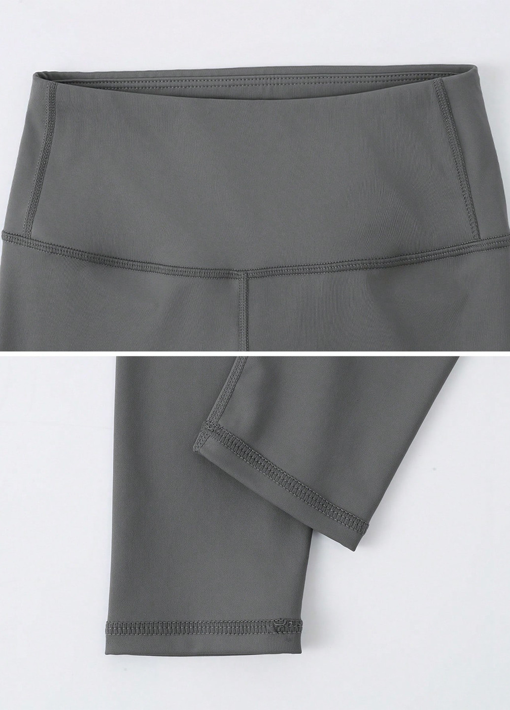 Серые демисезонные леггинсы SHEIN