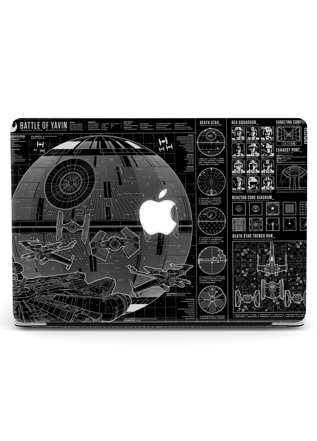 Чехол пластиковый для Apple MacBook Pro 15 A1707 / A1990 Звёздные войны (Star Wars) (9649-2390) MobiPrint (218867704)