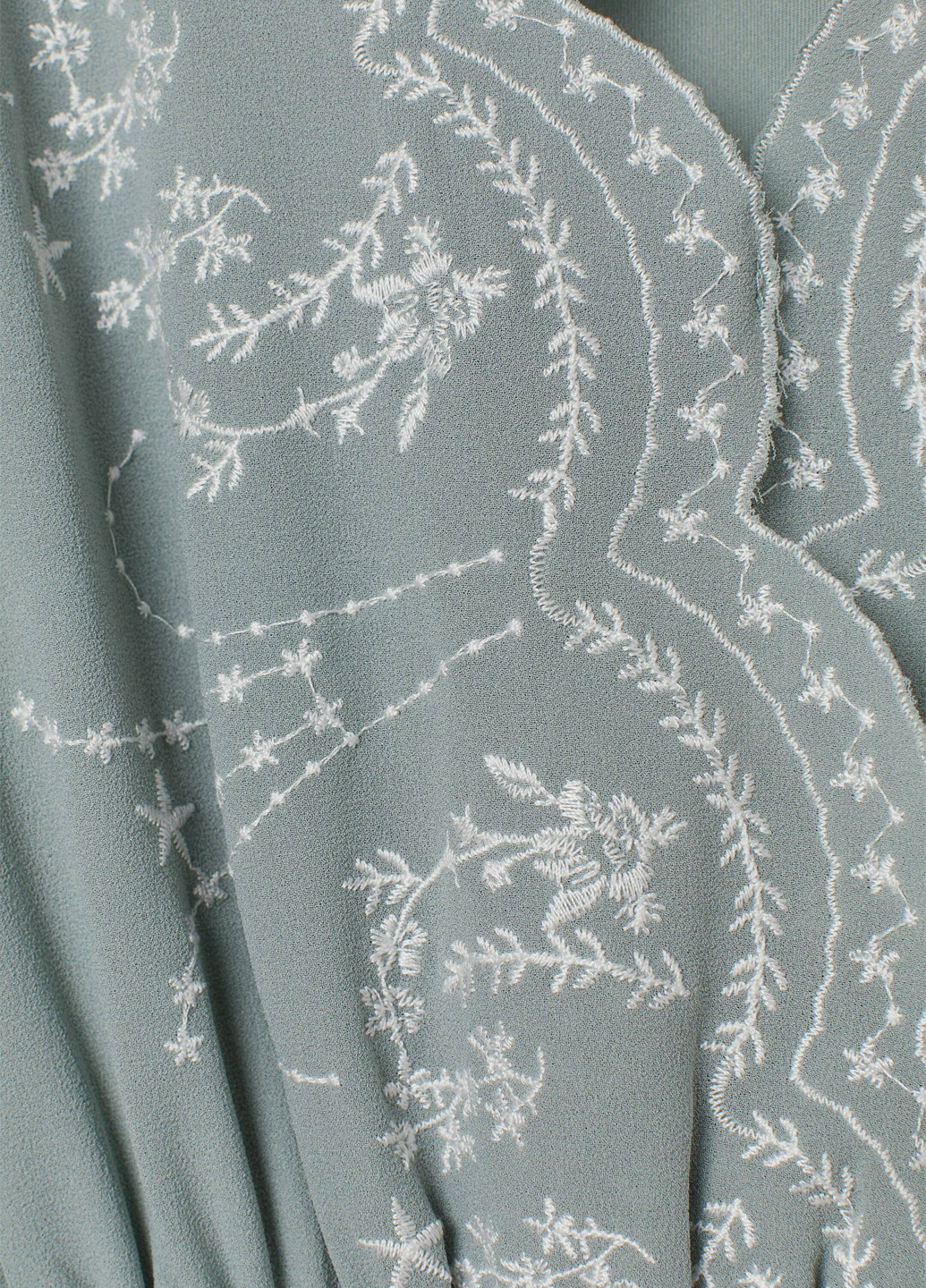 Сіро-зелена кежуал сукня кльош H&M однотонна