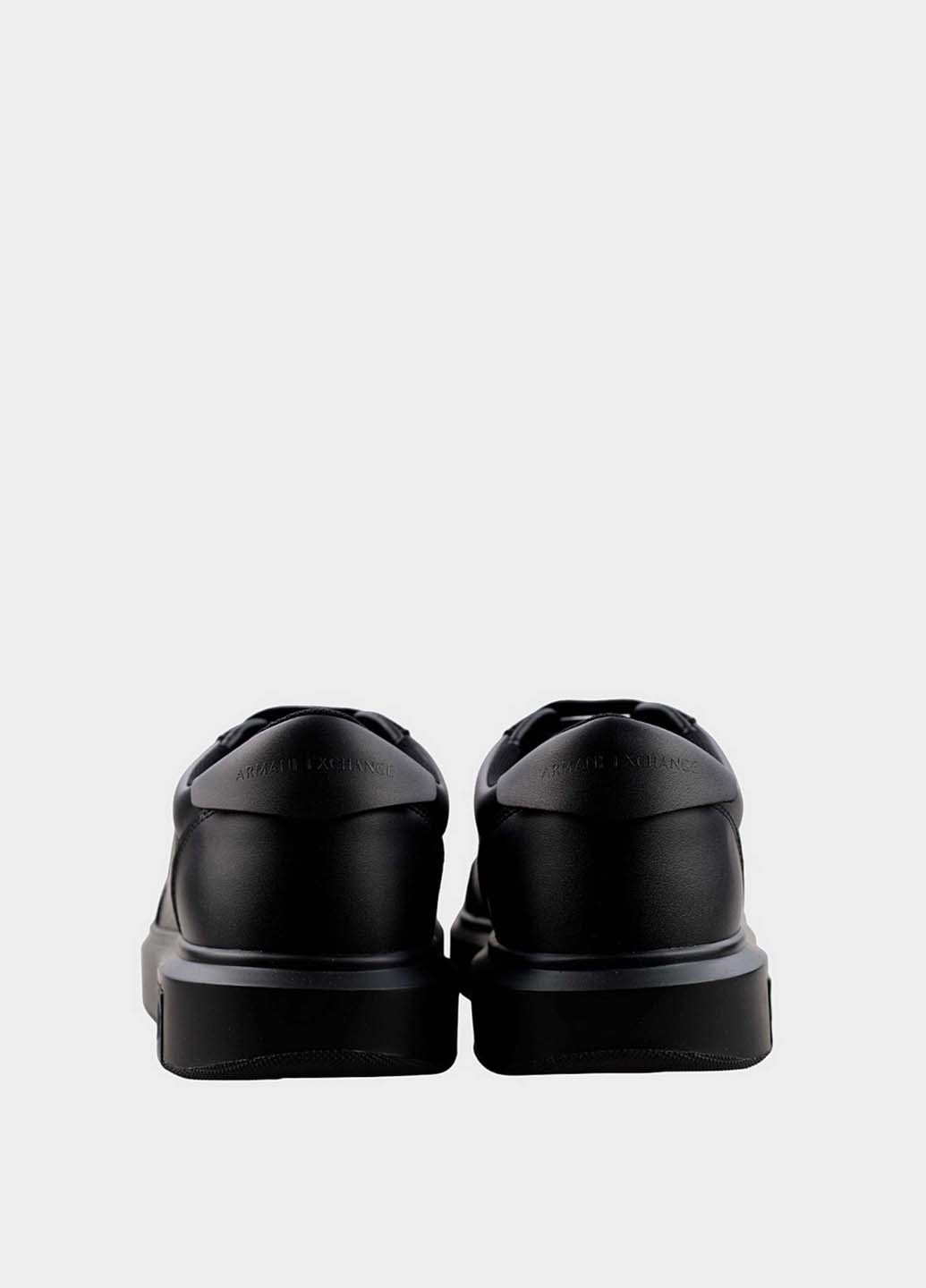 Черные кеды Armani Exchange