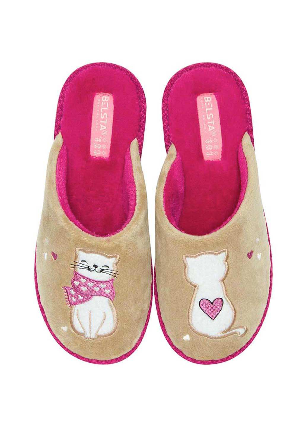 Бежевые тапочки Белста