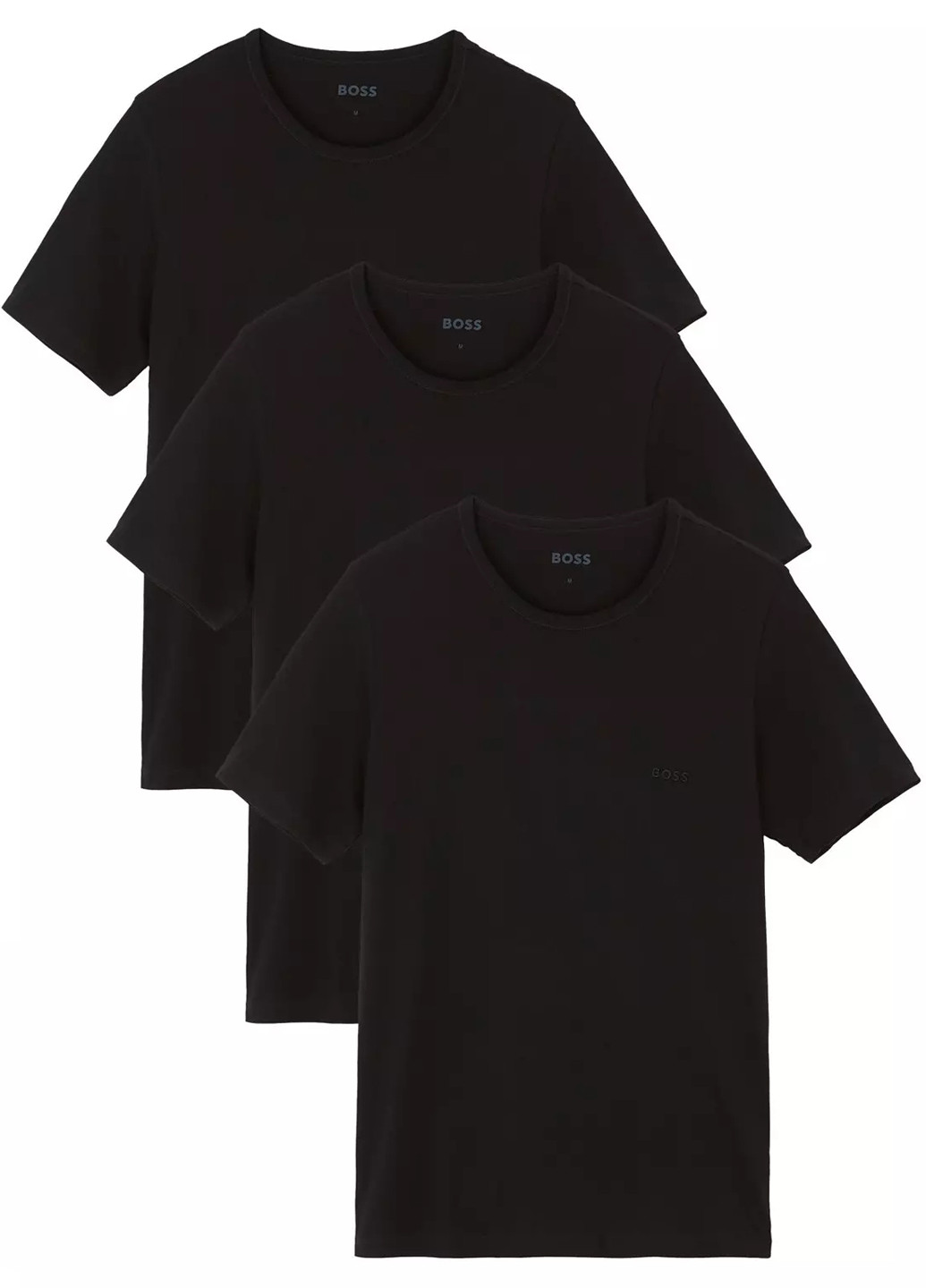 Чорна футболка (3 шт.) Hugo Boss