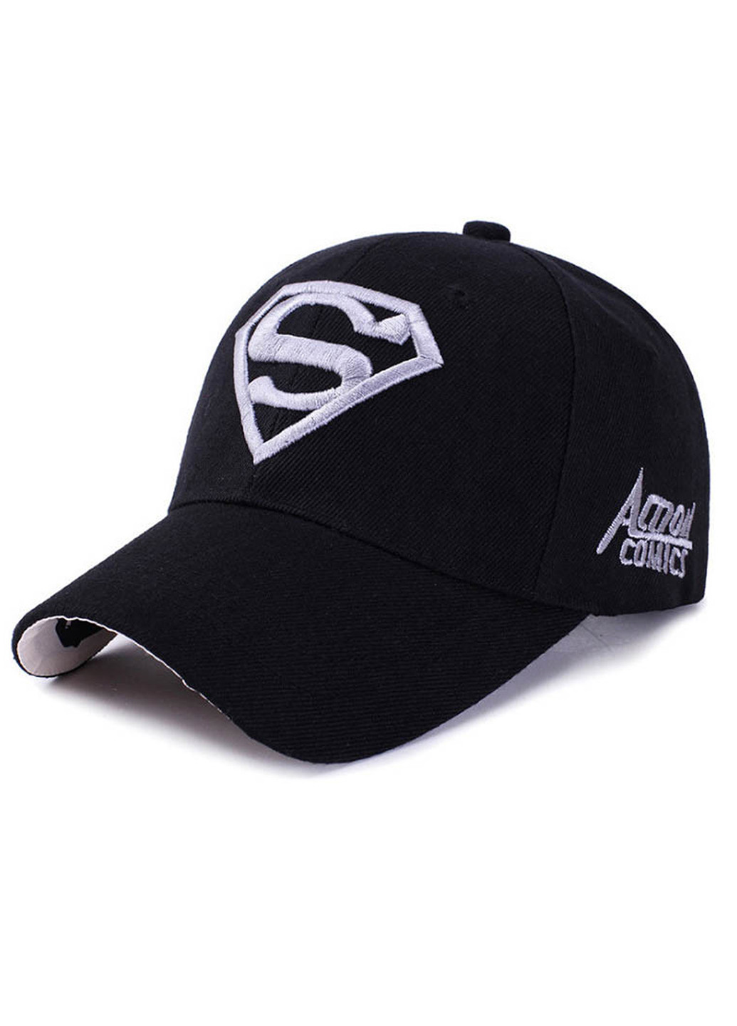 Мужская черная кепка SuperMan SGS Sport Line (211410011)