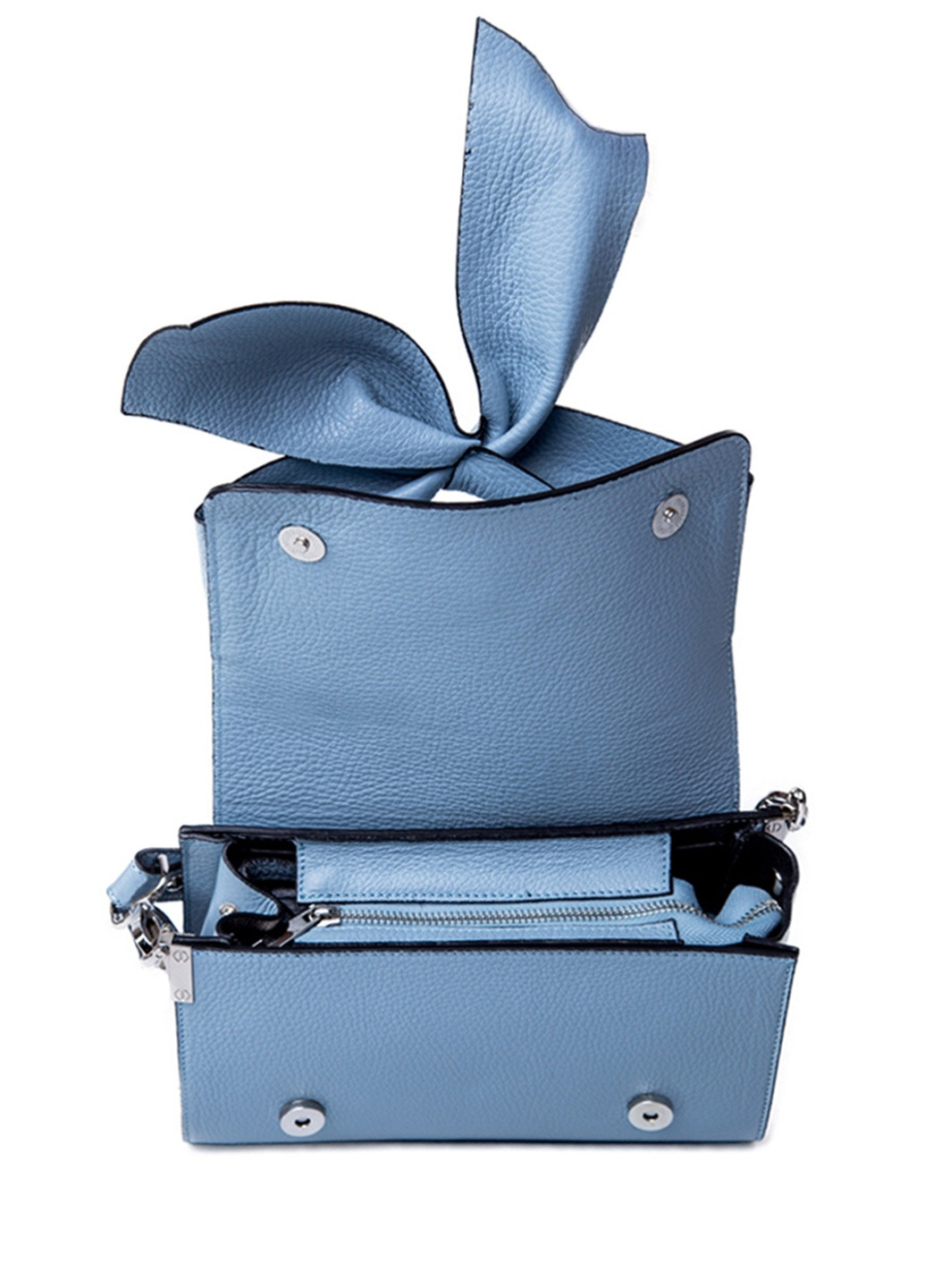 Голубая кожаная сумка-тоут Conte Frostini (254368088)