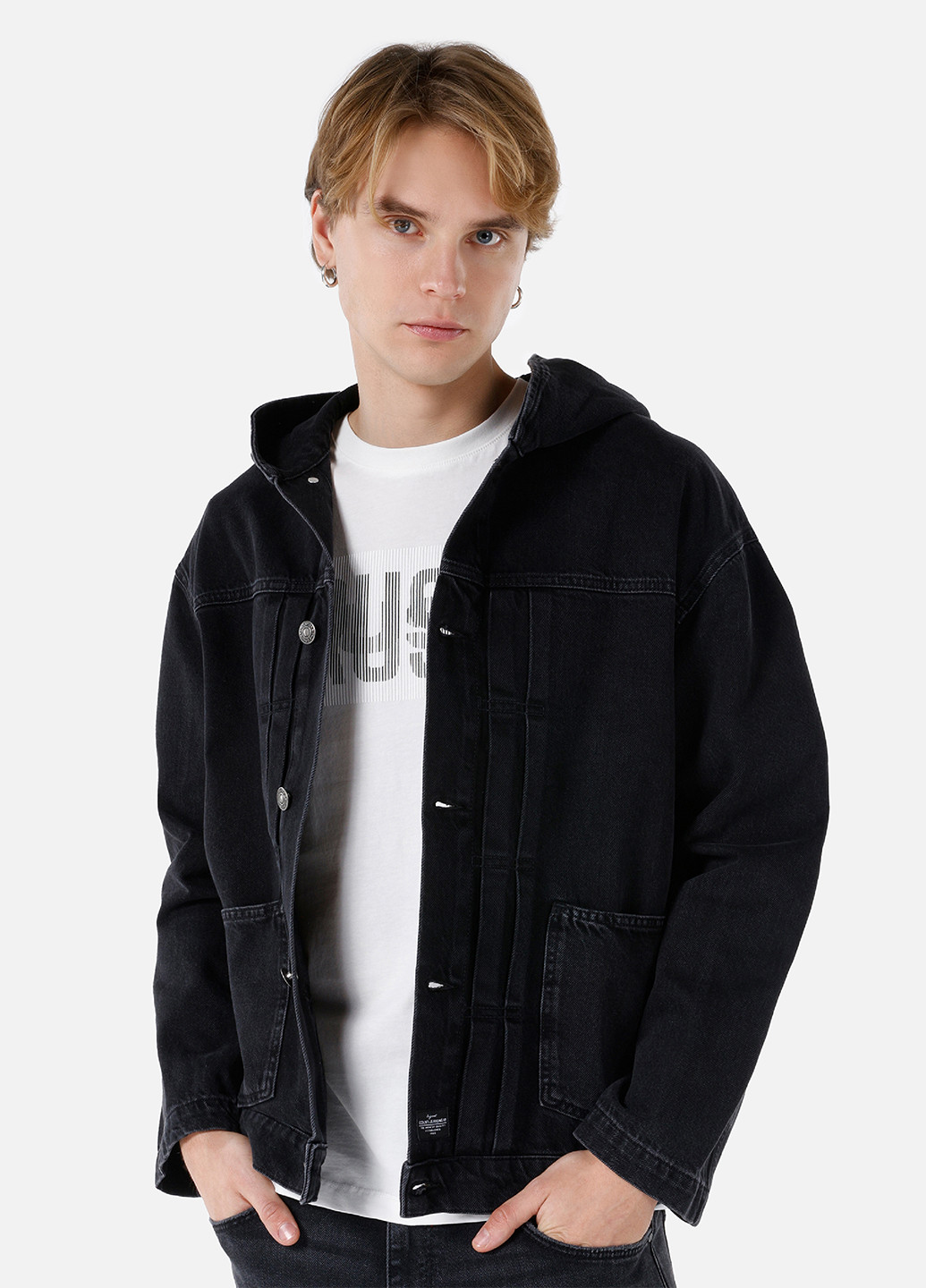 Темно-синя демісезонна куртка Colin's