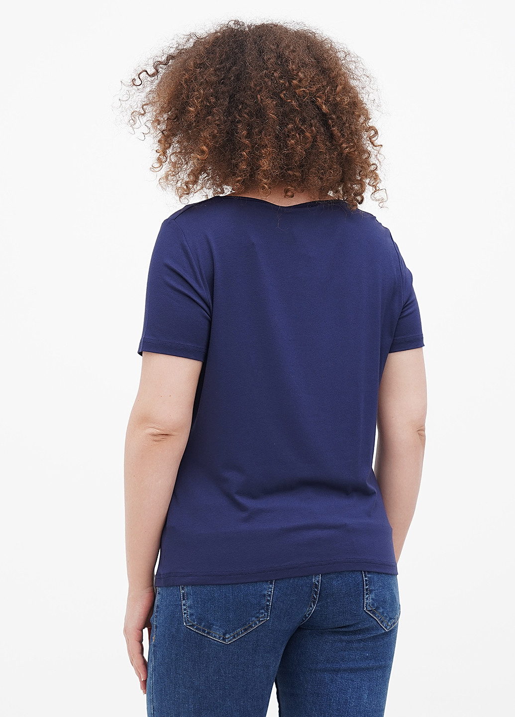 Темно-синяя летняя футболка Minus
