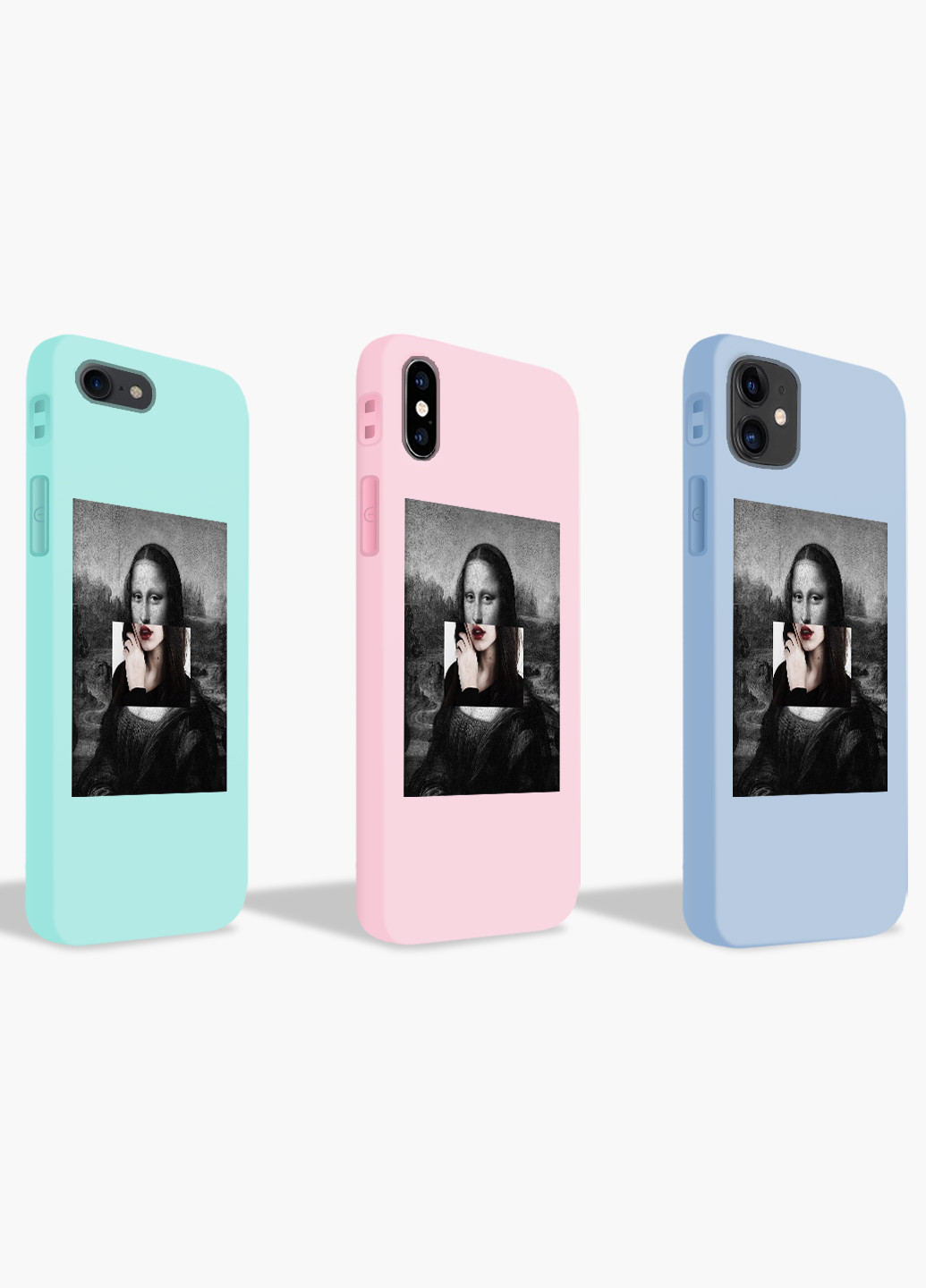 Чехол силиконовый Apple Iphone 8 Ренессанс Мона Лиза "Джоконда» (Mona Lisa La Gioconda) (6151-1202) MobiPrint (219356444)