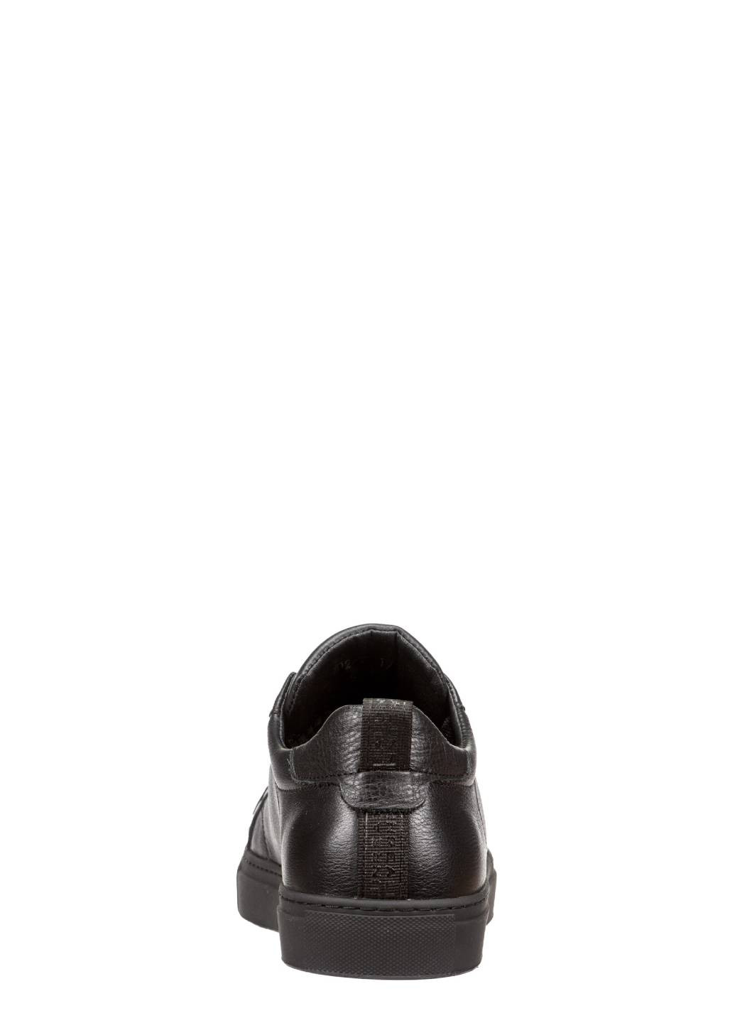 Черные кэжуал полуботинки мужские Casual на шнурках