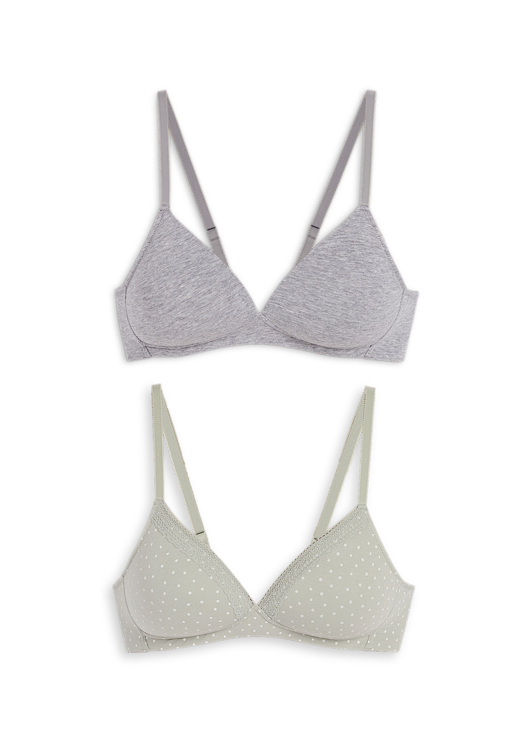 Комбинированный бюстгальтер (2 шт.) C&A с косточками хлопок