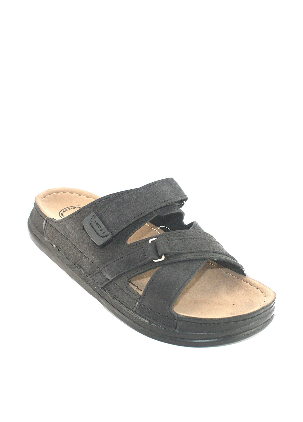 Черные кэжуал шлепанцы No Brand