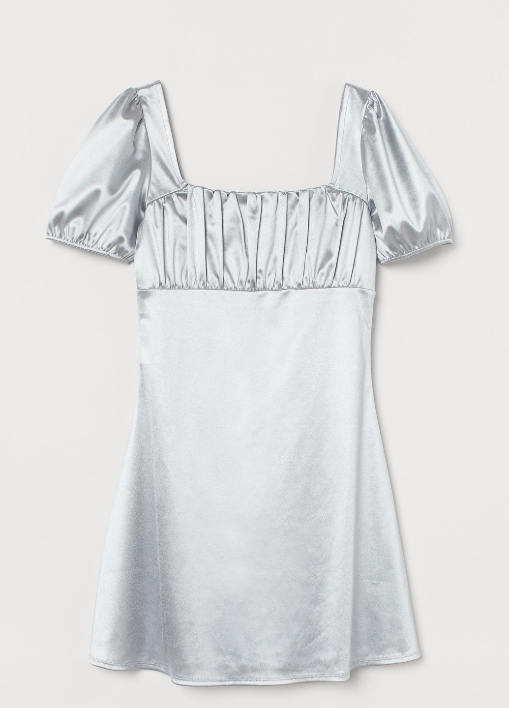 Срібна кежуал плаття, сукня H&M однотонна